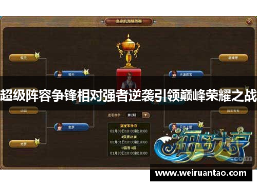 超级阵容争锋相对强者逆袭引领巅峰荣耀之战
